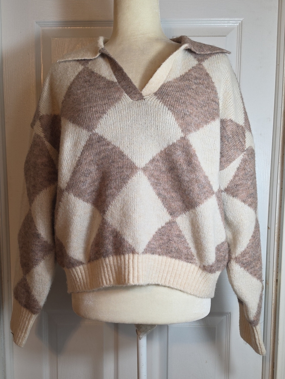 Mine Argyle Sweater